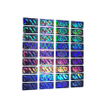 3d hologram Tamper Evident Sticker Meter Square Easy Peel Off id Void Label